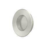 Flush Pull, Round, HD, 1-7/8", Solid Brass
