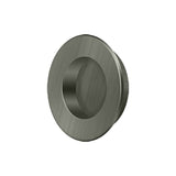 Flush Pull, Round, HD, 1-7/8", Solid Brass