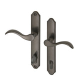 Keyed Entry Swing Door Handle Set For Multipoint Locks Antique Black