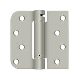 4" x 4" x 5/8" x SQ Spring Hinge, UL Listed