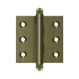 2" x 2" Hinge, w/ Ball Tips