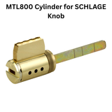 MUL-T-LOCK MTL800 Cylinder for SCHLAGE Knob (Plymouth Style)