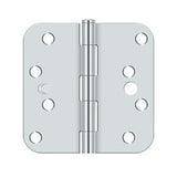 4" x 4" x 5/8" Radius Hinge, Security