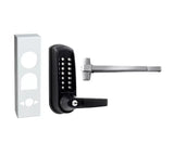 CodeLocks CL600 MECHANICAL Front & Back Plate only Marine Grade Black