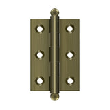 2-1/2" x 1-11/16" Hinge, w/ Ball Tips