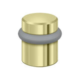 Round Universal Floor Bumper 1-1/2", Solid Brass