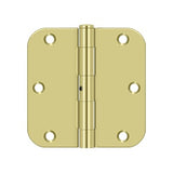 3-1/2" x 3-1/2" x 5/8" Radius Hinge, Residential Thickness