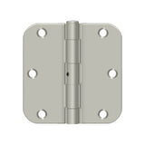 3-1/2" x 3-1/2" x 5/8" Radius Hinge, Residential Thickness