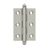 2-1/2" x 1-11/16" Hinge, w/ Ball Tips