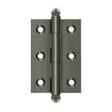 2-1/2" x 1-11/16" Hinge, w/ Ball Tips