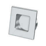 Flush Pull, Square, HD, 2-3/4" x 2-3/4", Solid Brass