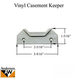 Vinyl Casement Keeper