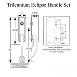 TRILENNIUM ECLIPSE HANDLE WITH GRIP RIGHT HAND SCHLAGE KEY