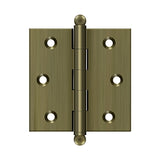 2-1/2" x 2-1/2" Hinge, w/ Ball Tips