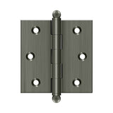 2-1/2" x 2-1/2" Hinge, w/ Ball Tips