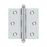 2-1/2" x 2-1/2" Hinge, w/ Ball Tips