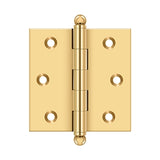 2-1/2" x 2-1/2" Hinge, w/ Ball Tips