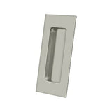 Flush Pull, Rectangular, HD, 4" x 1-7/8" x 7/16", Solid Brass