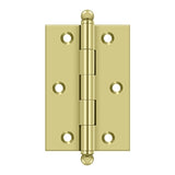 3" x 2" Hinge, w/ Ball Tips