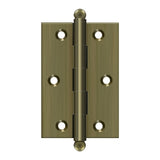 3" x 2" Hinge, w/ Ball Tips