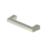 Modern Square Bar Pull, 3-1/2", HD, Solid Brass