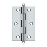 3" x 2" Hinge, w/ Ball Tips