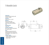 MUL-T-LOCK T-Handle Lock with Spring Bolt
