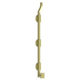 18" Modern Offset Surface Bolt, HD, Solid Brass