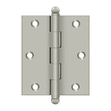 3" x 2-1/2" Hinge, w/ Ball Tips