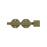 6" Modern Surface Bolt, HD, Solid Brass