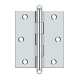 3" x 2-1/2" Hinge, w/ Ball Tips