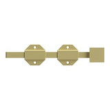 8" Modern Surface Bolt, HD, Solid Brass