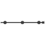 24" Modern Surface Bolt, HD, Solid Brass