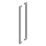 42" Extra Large Contemporary Pulls, Back-To-Back