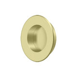 Flush Pull, Round, HD, 1-7/8", Solid Brass