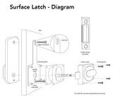 CodeLocks CL2000 ELECTRONIC Surface Latch Brushed Steel