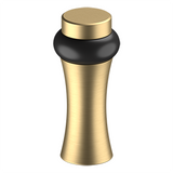ROUND UNIVERSAL FLOOR BUMPER 3-1/2", DECORATIVE, SOLID BRASS