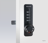 Codelocks KL15 KitLock Mechanical Combination Lock, Black Finish