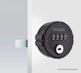 Codelocks KL10 KitLock Mechanical Combination Lock, Black Finish