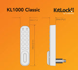CodeLocks KL1000 Classic Lock Silver Grey c/w Plastic Slam Latch