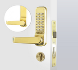 CodeLocks CL420 & CL425 Mortice Lock with Double Cylinder, Polished Brass