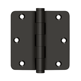 3-1/2" x 3-1/2" x 1/4" Radius Hinges