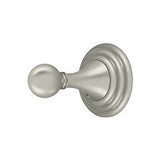 Single Robe Hook, 98C Series, Solid Brass