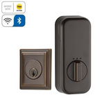 Emtek EMP8479 Wilshire Deadbolt - Classic Brass - Single Cylinder - EMPowered Upgrade