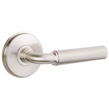 Emtek  8510  Select Brass Lever Handle With Stem And Watford Rosette Dummy, Pair