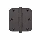 Emtek 92033 Heavy Duty Plain Bearing Hinges (Pair), 3-1/2" x 3-1/2" with 5/8" Radius Corners, Plated Steel