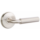 Emtek 8210 Select Brass Lever Handle With Stem And Watford Rosette Privacy Set