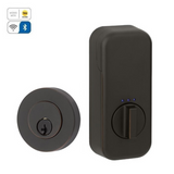 Emtek EMP8423 Modern Disc Deadbolt - Brass - Single Cylinder - EMPowered Upgrade