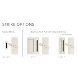 Emtek Modern Rectangular Barn Door Privacy Locks