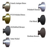 THUMB TURN, EURO CYLINDER, EMTEK - CHOOSE COLOR